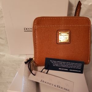 Dooney Bourke zip around wallet